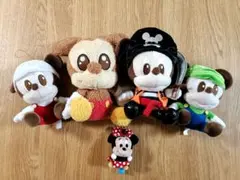ディズニー ミッキー・ミニー ぬいぐるみ 5体セット
