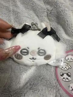 ちいかわ リボン付き モモンガ がま口