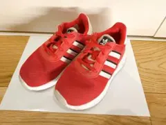 adidas キッズ スニーカー レッド