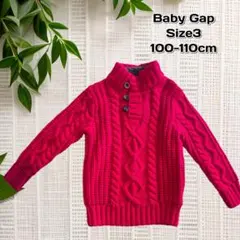 Baby Gap ベビーギャップ　ニット 赤 100-110m