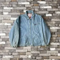 90’s Denim Work Jacket Check ヴィンテージ デニム