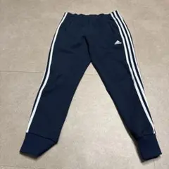adidas アディダス　トラックパンツ　ジャージ ネイビー　M