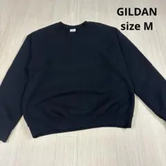 GILDAN 黒 クルーネック トレーナー・スウェット　無地