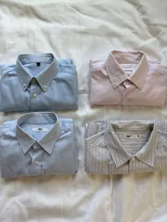 長袖シャツ4枚セット　 ビジネス・カジュアル　メンズ　S〜Mサイズ