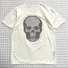 ルシアンペラフィネ Tシャツ スタッズ スカル L カットオフ 半袖 ホワイトのサムネイル