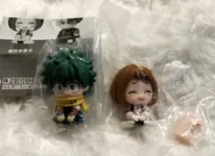 僕のヒーローアカデミア すわらせ隊 緑谷出久 麗日お茶子 2点セット ガチャ