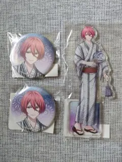 Bプロ B-PROJECT 音済百太郎 DMMスクラッチ アクスタ 缶バッジ