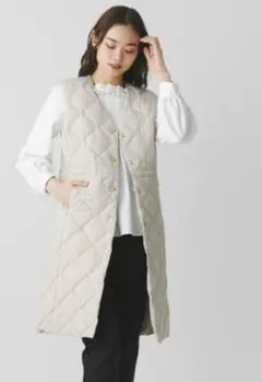 ロングベスト ダウンベスト