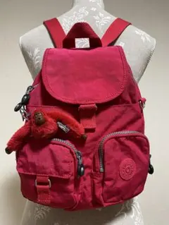 KIPLING キプリング リュックサック 2wayピンク ナイロン コンパクト