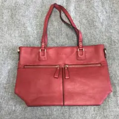 フィラノ　FIRANO レッド トートバッグ