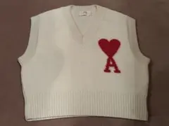 AMI Paris wasホワイトニットベスト
