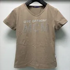 MCM OTC レディースTシャツ Mサイズ　ベージュ　スパンコールのサムネイル