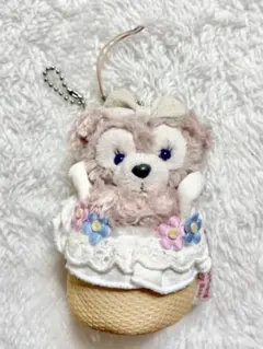 ダッフィーたちのかくれんぼ　シェリーメイ　ぬいぐるみストラップ　ディズニーシー