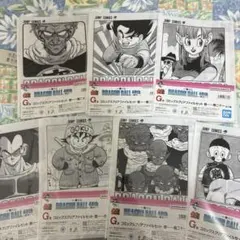 一番くじ ドラゴンボール　G賞　コミックスクリアファイルセット　7点セット