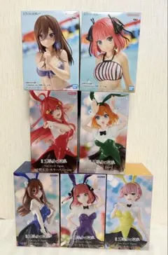 五等分の花嫁　プライズフィギュア　7体セット
