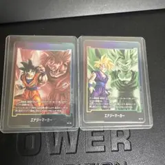 孫悟天/孫悟飯：青年期 Rパラレル 銀エナマ STORY BOOSTER 01 - メルカリ