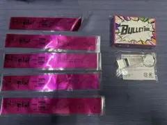 サイン入りピンク銀テープ　超特急　セット