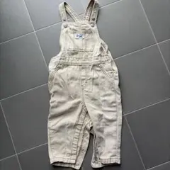 H＆M ベージュ オーバーオール 80