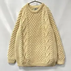 ブラーニー/アイルランド製/ケーブル編み/フィッシャーマンニットセーター