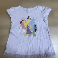 ユニクロディズニープリンセス Tシャツ 120cm 薄紫