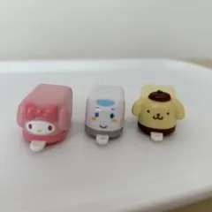 サンリオ　トレイン型マスコット　電車　バスボム　バスボール