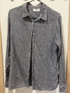UNIQLO ギンガムチェック 長袖シャツ 38P