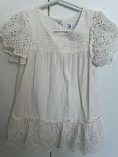 baby GAP アイボリー刺繍ワンピース 3歳