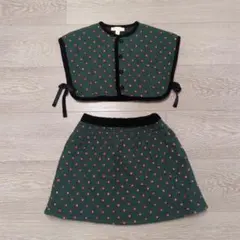 Bonjour diary キルティングセットアップ 6y