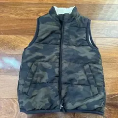 迷彩柄 リバーシブルのベスト GLOBAL WORK