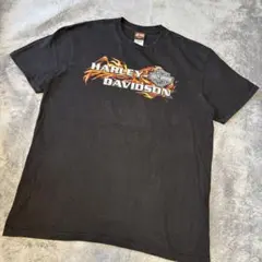 良柄ハーレーダビッドソンTシャツ 黒XL 09年コピーライト - メルカリ