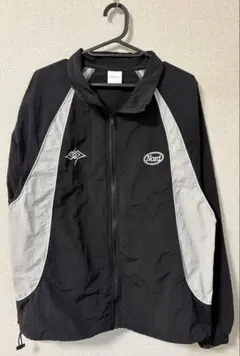 BEAUMERE ナイロンジャケット M 黒 グレー 切替 フルジップ メンズ