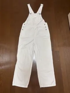 colza コルザ サロペット オーバーオール 白色 綿100％