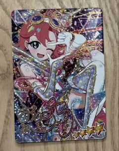 ひみつのアイプリ　おとめ　サイン　スペースバズリウムプラネット　カード