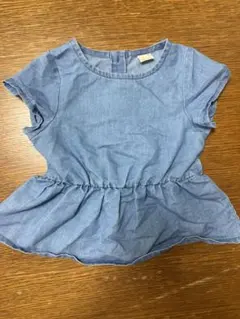 petit main デニムTシャツ　110cm