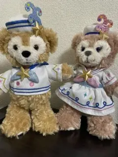 ダッフィー シェリーメイ ぬいぐるみバッジ