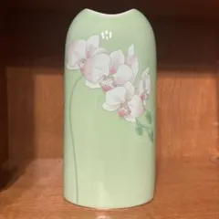 香蘭社　胡蝶蘭柄フラワーベース 陶器製花瓶のサムネイル