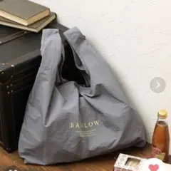 BAYFLOW BFロゴエコバッグ グレー