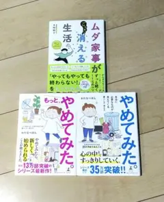 やめてみた ・もっとやめてみた・ムダ家事が消える生活　３冊セット