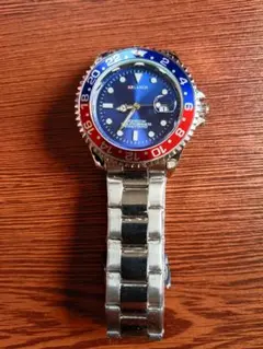 オマージュ GMT-MASTER II ペプシベゼル T*o様 新品 GMTマスターII オマージュ ペプシベゼル クォーツ - メルカリ
