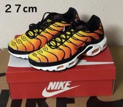 新品未使用　ナイキ エア マックス プラス オレンジブラックdm0032-014