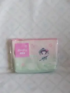 忍たま乱太郎　フリューくじ　桜もちぴこ　潮江文次郎　ポーチ