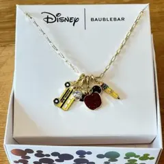 海外限定　バウブルバー　ディズニー　コラボ　ネックレス　チャーム付きネックレス