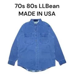 USA製 70s80s LLBean　デニムシャツ　古着　エルエルビーン