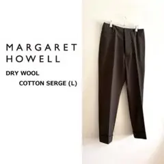 マーガレットハウエル "DRY WOOL COTTON SERGE" (L)