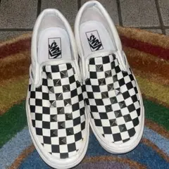 完売品‼️【VANS/バンズ】USチェーカー柄＆シルバースタッズ