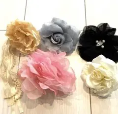 コサージュ　ブローチ　卒業式　入学式　5個　まとめ売り　パーティ　セレモニー