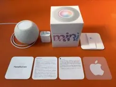 2台セットApple HomePod mini ホワイト・スペースグレーのサムネイル