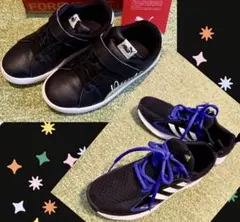 スニーカー2足セット　PUMA20cm＆adidas21cm