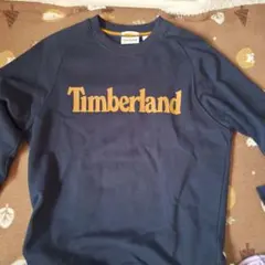 Timberland★ネイビー★クルーネック★トレーナー★Sサイズ★ロゴ