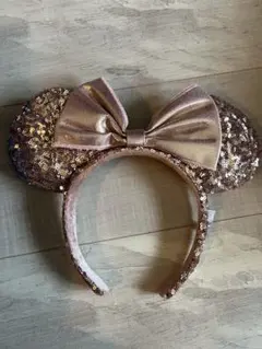 ミニーマウス風スパンコールカチューシャ